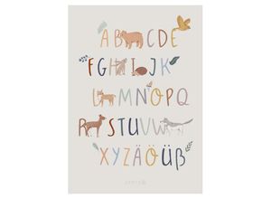 5704680058003 - Kunstdruck Alphabet - Nightfall - (B)50 x (H)70 cm