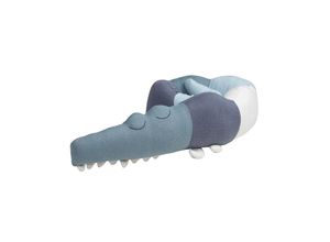 5704680063694 - Kissen Sleepy Croc in Hellblau - (L)100 x (B)95 cm