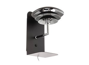 5704709070061 - Dyberg Larsen Lighting - Dyberglarsen DL20 USB-Regal Mattschwarz 20cm