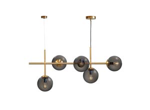 5704709081401 - Dyberg Larsen Como Hängeleuchte 5-flg messing