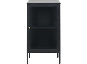 5704745095752 - Ebuy24 - Carmel Vitrinenschrank mit 1 Glastür schwarz - Schwarz