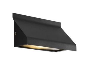 5704924017636 - Außenwandleuchte Tadas Aluminium Glas schwarz