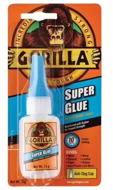 5704947000776 - Gorilla Superkleber Duo - 2 x 15 Gramm - Schneller und starker Kleber für verschiedene Materialien - Transparent