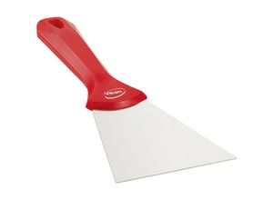 5705022004894 - Vikan Handschaber mit Edelstahlblatt Breite 100 mm VE 10 Stk rot 5705022004894 - Vikan Handschaber mit Edelstahlblatt Breite 100 mm VE 10 Stk rot