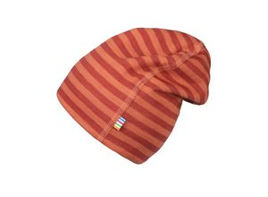 5705492182948 - - Woll-Beanie 4046 KIDS in red stripe Gr41