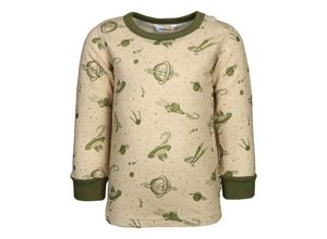 5705492738428 - - Langarmshirt 630 - UFO AOP mit Wolle in green Gr146 152