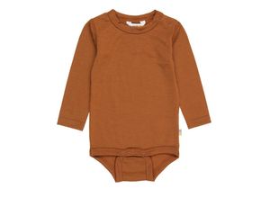 5705492800347 - - Langarm-Body 619 - SINGLE WOOL in dark copper Gr56 62