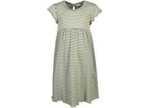 5705492932574 - - Kurzarm-Kleid 4028 SILK in greenstripe Gr110