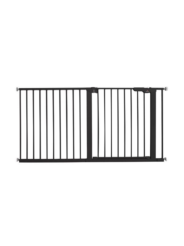 5705548046965 - Premier Safety Gate Extra Wide Black 1455-1517 cm