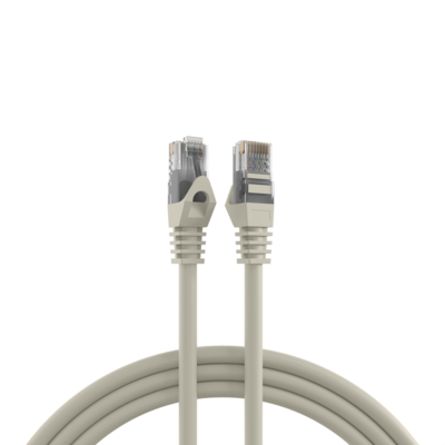 5705721134182 - RJ45 Patchkabel Cat5e U UTP LSZH -- CCA AWG24 7 grau 4m