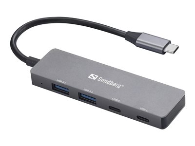 5705730136504 - 4-port USB Hub USB-Hubs - USB 30 - 4 - Grau