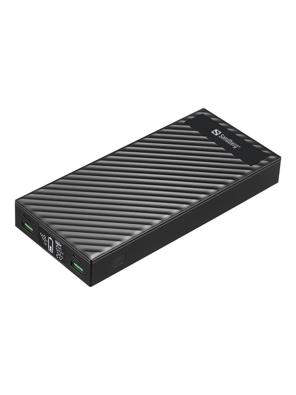 5705730420870 - power bank - Li-Ion - 2 x USB 2 x USB-C Powerbank (Akku) - schwarz - 30 Weiß