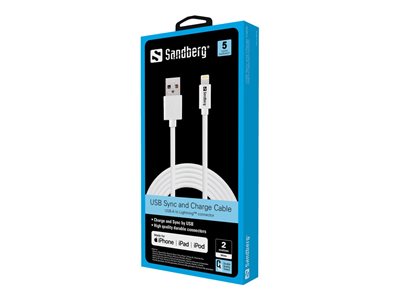 5705730440946 - - Lightning-Kabel - USB männlich zu Lightning weiblich - 2 m - für Apple iPad iPhone iPod (Lightning)