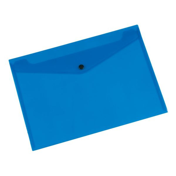 5705831012424 - Dokumententasche A4 blau transparent bis 50 Blatt 5705831012424 Q-CONNECT