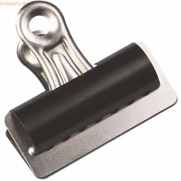 5705831012912 - Briefklemmer KF01291 75mm Metall schwarz 5705831012912 Q-CONNECT KF01291 10 Stück