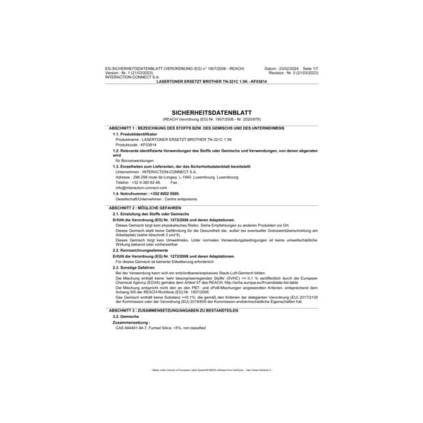 5705831038141 - Lasertoner ersetzt Brother TN-321C 15K 5705831038141 Q-connect