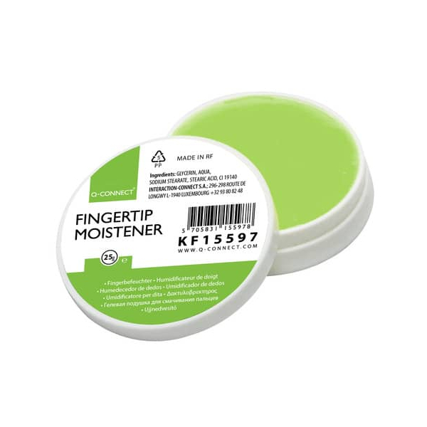 5705831155978 - Fingertip 25g20 ml weiß Fingeranfeuchter 5705831155978 Q-CONNECT