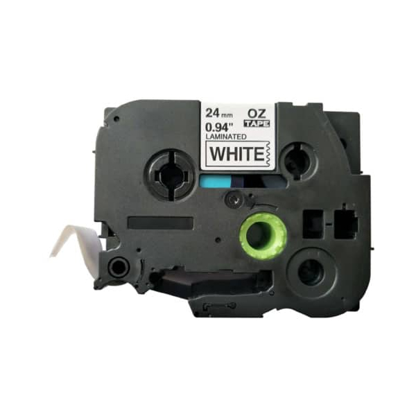 5705831187993 - Schriftband KF18799 24mm x 8m schwarz weiß laminiert kompatibel zu P-touch TZe-251 5705831187993 8 Meter 5705831187993 - Schriftband KF18799 24mm x 8m schwarz weiß laminiert kompatibel zu P-touch TZe-251 5705831187993 8 Meter