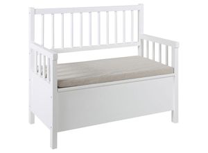 5705994673111 - Ebuy24 - Aster Sitzbank mit Kissen weiß beige - Weiß