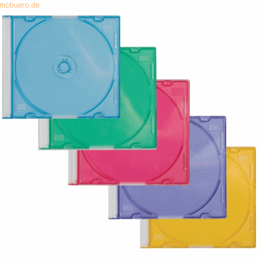 5706002043841 - CD Jewel Cases rainbow 5706002043841 Q-CONNECT KF04384 25 Stück 5706002043841 - CD Jewel Cases rainbow 5706002043841 Q-CONNECT KF04384 25 Stück
