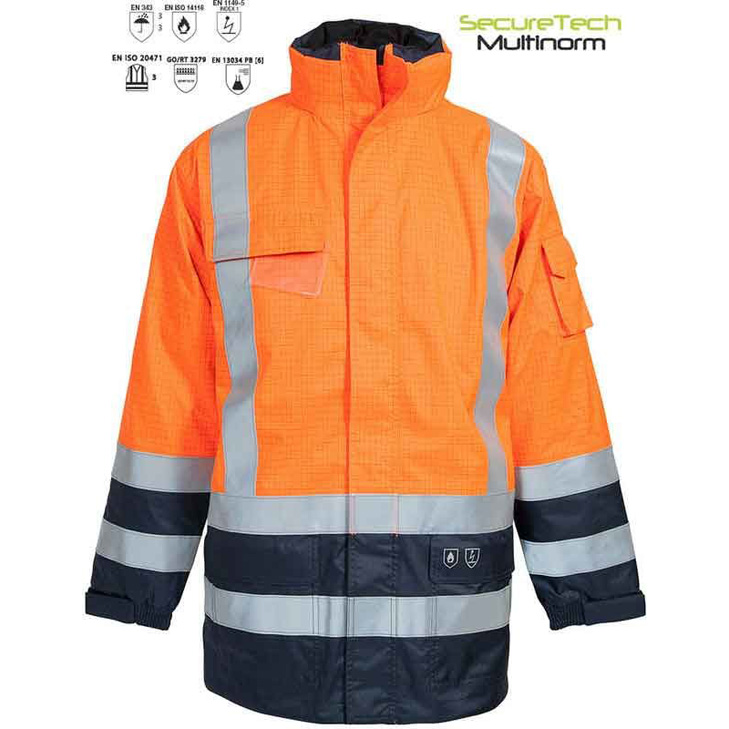 5706219170675 - Multinorm-Parka Secure Tech Multinorm 98% Oxford Polyester   2% 