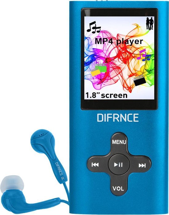 5706751032097 - DIFRNCE MP1854 MP4 SPIELER 4GB BLAU