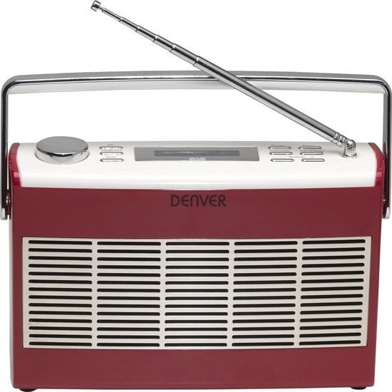 5706751032479 - Tragbares Radio Retro DAB+ - Rot