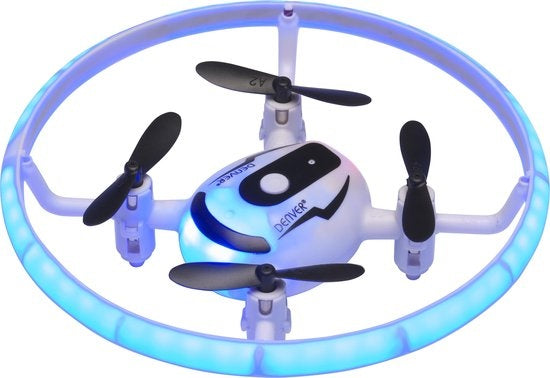 5706751052705 - Mini-Drohne für Kinder und Erwachsene - 30m Reichweite - Gyro-Funktion - LED-Licht - DRO121 - Schwarz Weiß 5706751052705 - Mini-Drohne für Kinder und Erwachsene - 30m Reichweite - Gyro-Funktion - LED-Licht - DRO121 - Schwarz Weiß