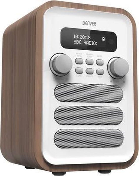 5706751053320 - DAB Radio - Retro-Radio - Bluetooth - DAB+  FM Radio - Weiß - DAB49W