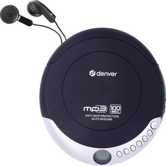 5706751061431 - Discman - Tragbarer CD- und MP3-Player - Stoßfest - Inklusive Ohrhörer - DMP391