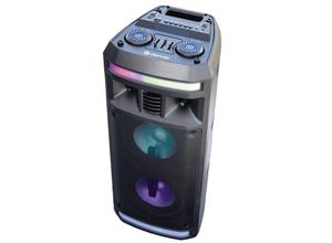 5706751062827 - Bluetooth Lautsprecher Party Box - Disco Lights - Inkl Fernbedienung - Mikrofonanschluss - BPS351 - Schwarz