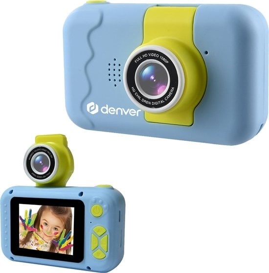 5706751067020 - Kinderkamera Full HD - Flip-Objektiv für Selfies - 40MP - Digitalkamera Kinder - Foto und Video - Spiele - KCA1350 - Blau