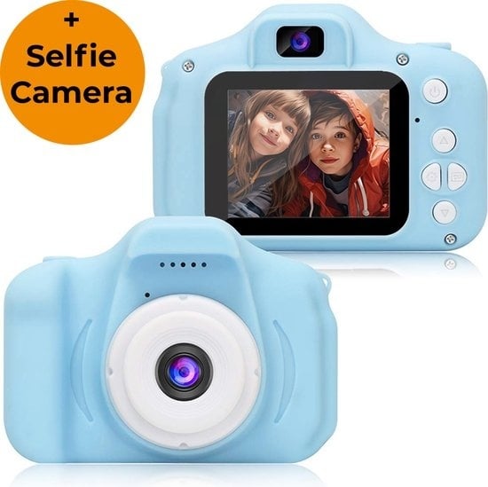 5706751070204 - Kinderkamera Full HD - Selfie-Kamera - 40MP - Digitalkamera Kinder - Foto und Video - Spiele - KCA1340 - Blau