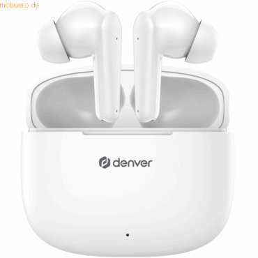 5706751073410 - DENVER wireless In-Ear-Kopfhörer TWE-48W Kopfhörer True Wireless Stereo weiß Bluetooth Kopfhörer