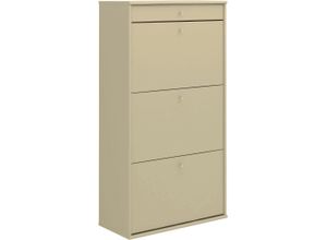 5706953298338 - Schuhkipper HAMMEL FURNITURE Mistral Schuhschrank Schuhkommode Schuhaufbewahrung Sideboards Gr B H T 70 cm x 128 cm x 325 cm 3 St beige mit drei Schubladen für Schuhe B 70 cm anpassungsbar Designmöbel