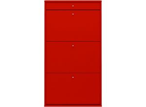 5706953298918 - Schuhkipper HAMMEL FURNITURE Mistral Schuhschrank Schuhkommode Schuhaufbewahrung Sideboards Gr B H T 70 cm x 128 cm x 325 cm 3 St rot mit drei Schubladen für Schuhe B 70 cm anpassungsbar Designmöbel