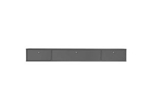 5706953326161 - TV-Board HAMMEL FURNITURE Mistral Fernsehschrank Medienmöbel Hängend Sideboards Gr B H T 1615 cm x 416 cm x 45 cm 1 grau (anthrazit) TV-Lowboards Türen mit Akustikstoff Schublade Lowboard B 1615 cm