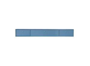 5706953326253 - TV-Board HAMMEL FURNITURE Mistral Fernsehschrank Medienmöbel Hängend Sideboards Gr B H T 176 cm x 224 cm x 325 cm 2 blau TV-Lowboards zwei Schubladen und Klapptür Lowboard B 176 cm