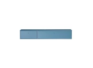 5706953326260 - TV-Board HAMMEL FURNITURE Mistral Fernsehschrank Medienmöbel Hängend Sideboards Gr B H T 133 cm x 224 cm x 325 cm 1 blau TV-Lowboards Schublade und Klapptür Lowboard B 133 cm