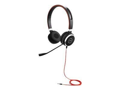 5706991017120 - Evolve 40 Headset Mit Kabel Stereo Über Kopf Mit Geräuschunterdrückung Mit Mikrofon Schwarz Silber 35 mm Buchse