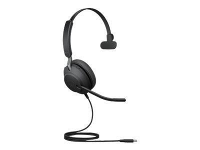 5706991022728 - Evolve2 40 USB-C UC Mono Telefon Over Ear Headset kabelgebunden Mono Schwarz Mikrofon-Stummschaltung