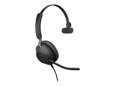 5706991022742 - Evolve2 40 USB-C MS Mono Telefon Over Ear Headset kabelgebunden Mono Schwarz Mikrofon-Stummschaltung