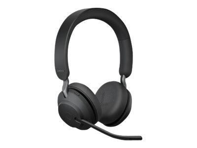 5706991022926 - Evolve2 65 UC Telefon Over Ear Headset Bluetooth® Stereo Schwarz Lautstärkeregelung Batterieladeanzeige Mikrofon-Stummschaltung