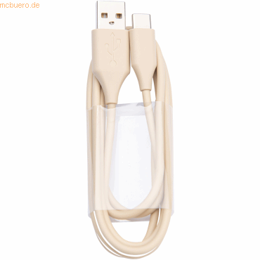 5706991023343 - JA 14208-33 - Evolve2 USB-Kabel USB-A auf USB-C 12 m Beige