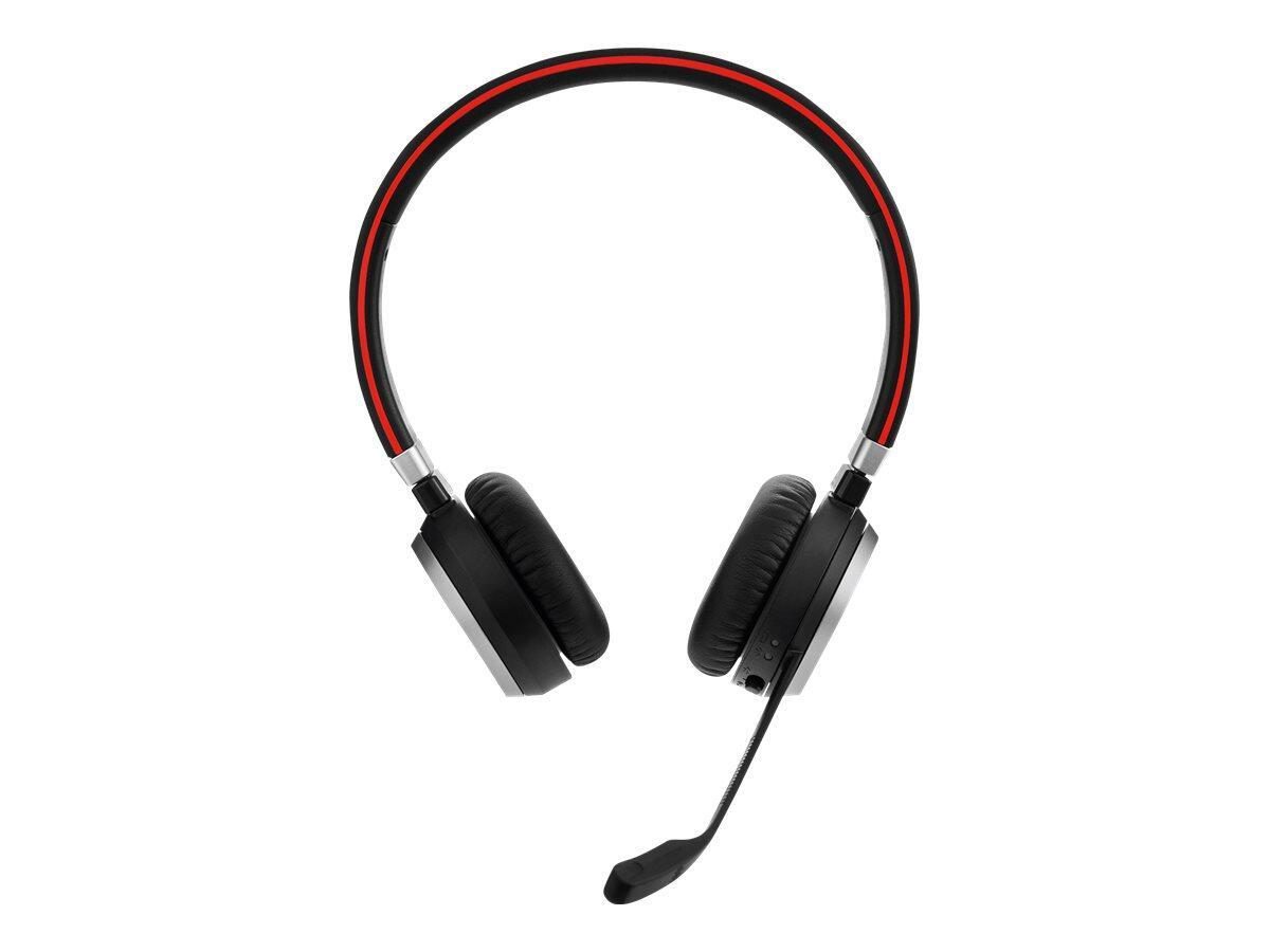 5706991026429 - Evolve 65 Second Edition - UC Telefon On Ear Headset Bluetooth® Funk Stereo Schwarz Noise Cancelling Mikrofon-Rauschunterdrückung inkl Lade- und