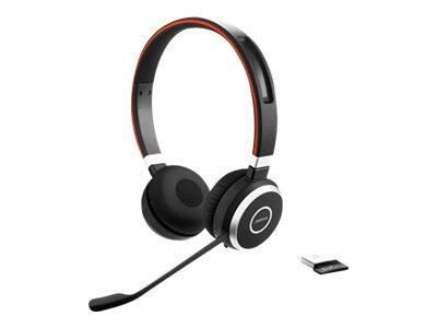 5706991026443 - Evolve 65 Second Edition - MS Teams Telefon On Ear Headset Bluetooth® Funk Stereo Schwarz Noise Cancelling Mikrofon-Rauschunterdrückung Headset