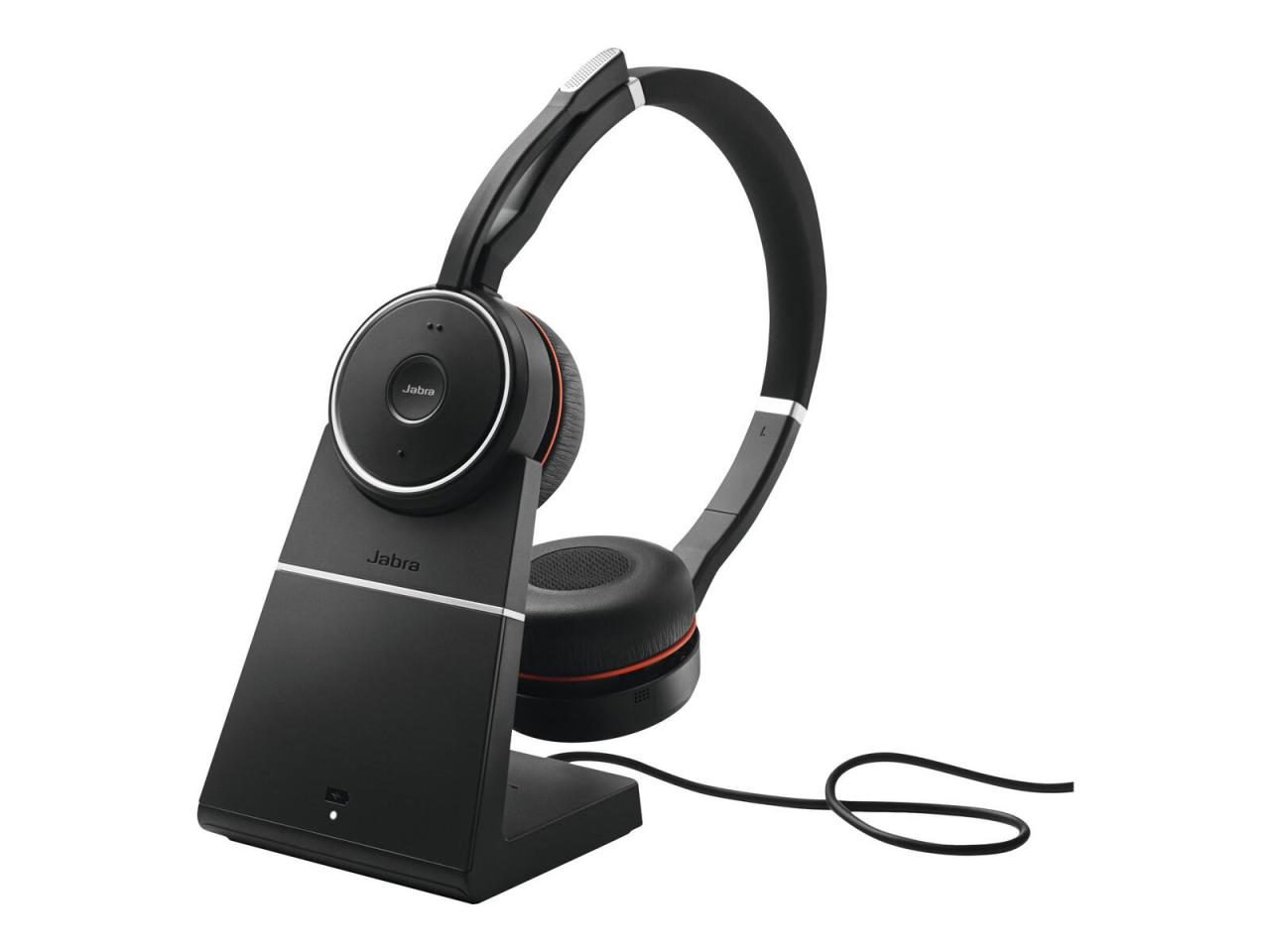 5706991026467 - Evolve 75 Second Edition - MS Teams Telefon On Ear Headset Funk Bluetooth® kabelgebunden Stereo Schwarz Mikrofon-Rauschunterdrückung Noise Cancelling