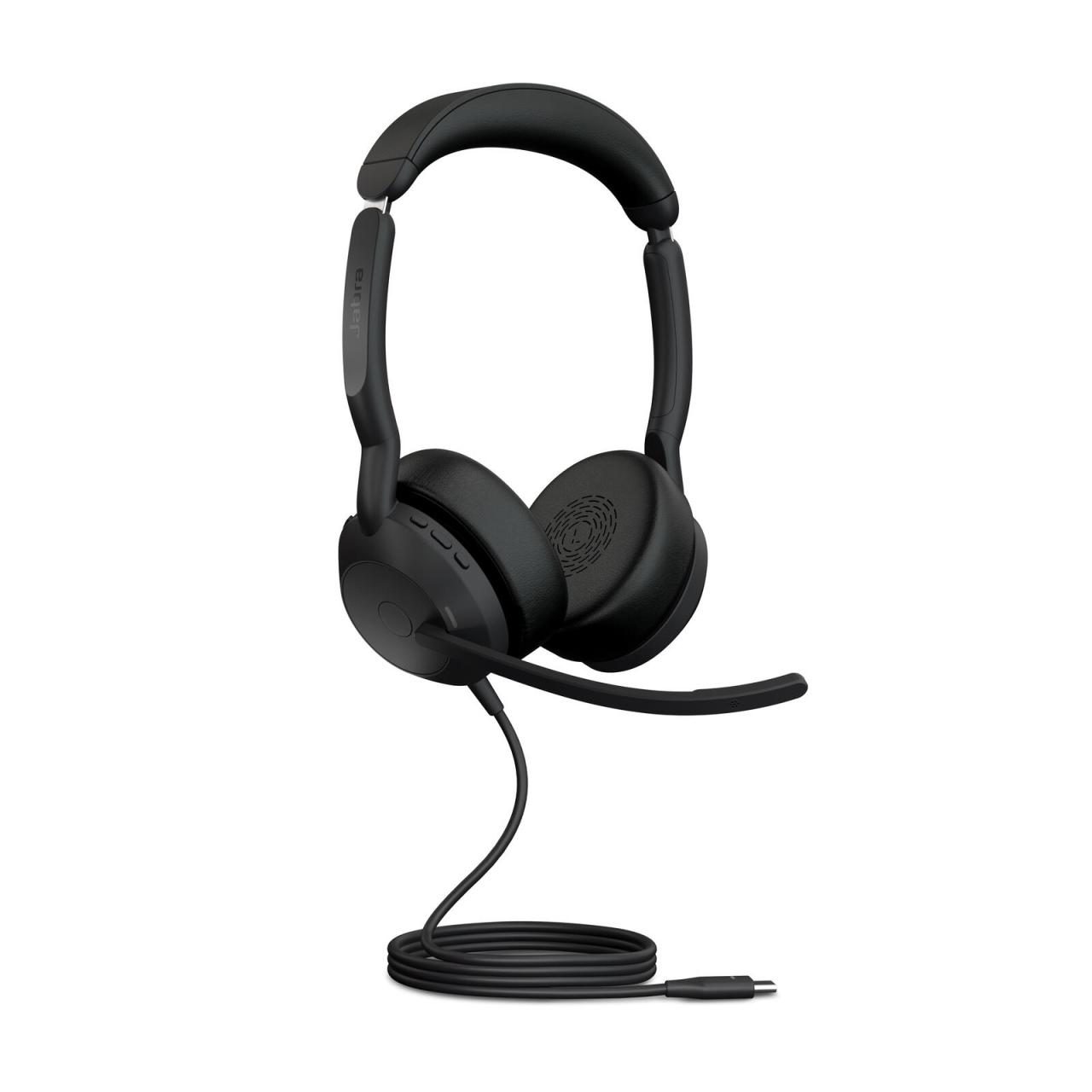 5706991027419 - Evolve2 50 UC Stereo - Headset - On-Ear - Bluetooth - kabellos kabelgebunden - aktive Rauschunterdrückung