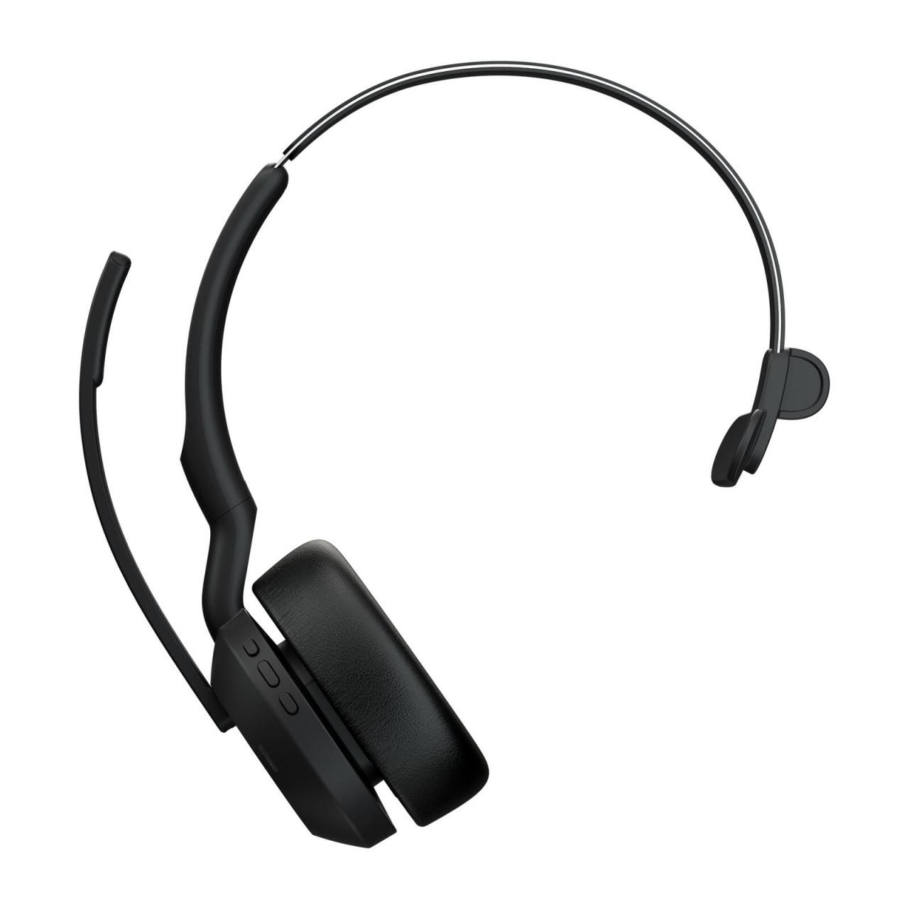 5706991027525 - Evolve2 55 MS Telefon On Ear Headset Bluetooth® Mono Schwarz Noise Cancelling Mikrofon-Rauschunterdrückung Headset Mono