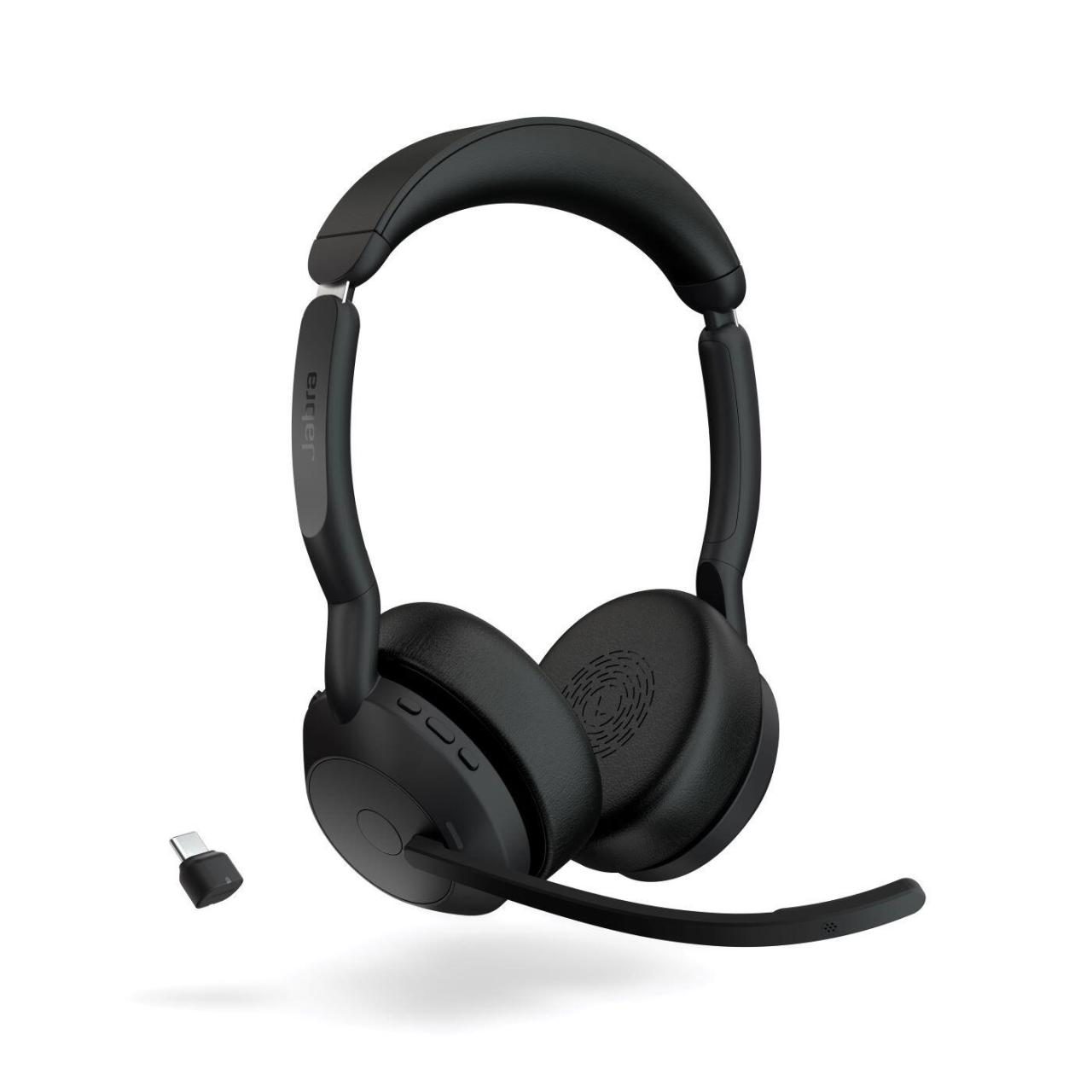 5706991027549 - Headset Evolve2 55 link380c Stereo Reichweite bis 30 m bis 10 h UC-optimiert schwarz